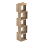 Βιβλιοθήκη Cubik sonoma 35x30x161εκ - Image 5
