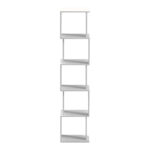 Βιβλιοθήκη Cubik λευκό 35x30x161εκ - Image 3
