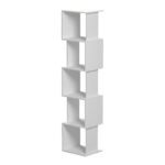Βιβλιοθήκη Cubik λευκό 35x30x161εκ - Image 4