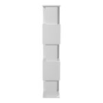 Βιβλιοθήκη Cubik λευκό 35x30x161εκ - Image 6