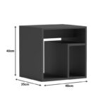 Βοηθητικό τραπέζι Doublo sonoma 40x35x40εκ - Image 5