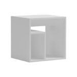 Βοηθητικό τραπέζι Doublo λευκό 40x35x40εκ - Image 2