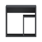 Βοηθητικό τραπέζι Doublo ανθρακί 40x35x40εκ - Image 2