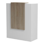 Γραφείο reception Zowel με led λευκό - sonoma 90x40x110εκ - Image 5