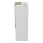 Γραφείο reception Zowel με led λευκό - sonoma 90x40x110εκ - Image 7