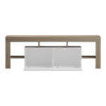 Έπιπλο τηλεόρασης Liner sonoma-λευκό 150x40x50εκ - Image 2