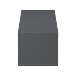 Έπιπλο τηλεόρασης επιτοίχιο με Led Rival ανθρακί 120x35x30εκ - Image 5