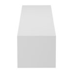 Έπιπλο τηλεόρασης επιτοίχιο με Led Rival λευκό 180x35x30εκ - Image 5