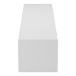 Έπιπλο τηλεόρασης επιτοίχιο με Led Rival λευκό 210x35x30εκ - Image 5
