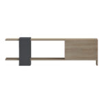 Έπιπλο τηλεόρασης Standi σε sonoma-ανθρακί 120x25x36.8εκ - Image 6