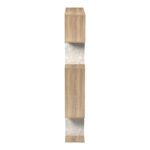 Βιβλιοθήκη Mito sonoma - μπεζ μαρμάρου 108.5x25x161εκ - Image 5