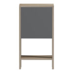 Κομοδίνο Reppo sonoma-ανθρακί 30x30x55εκ - Image 4