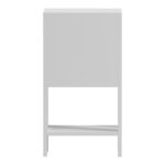 Κομοδίνο Reppo λευκό 30x30x55εκ - Image 4