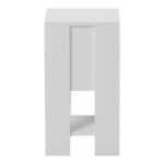 Κομοδίνο Reppo λευκό 30x30x55εκ - Image 6