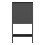 Κομοδίνο Reppo μαύρο 30x30x55εκ - Image 4
