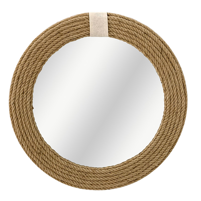product_pako_233-000015 Καθρέπτης Rope φυσικό 60x2x60εκ - Image 1