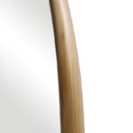 Καθρέπτης οβάλ Marly mdf σε φυσική απόχρωση 50.5x4x127εκ - Image 5