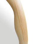 Καθρέπτης οβάλ Enola mdf σε φυσική απόχρωση 54x2.5x80εκ - Image 5