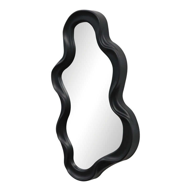 product_pako_233-000049 Καθρέπτης Liquid pp σε μαύρη απόχρωση 26x2.7x39εκ - Image 1