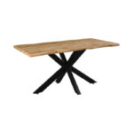 Tραπέζι Gilman MDF sonoma-μαύρο 150x90x75εκ - Image 2