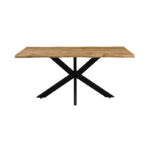 Tραπέζι Gilman MDF sonoma-μαύρο 150x90x75εκ - Image 3