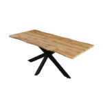 Tραπέζι Gilman MDF sonoma-μαύρο 150x90x75εκ - Image 4