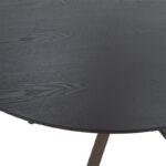 Tραπέζι Cerco MDF μαύρο Φ120x75εκ - Image 4