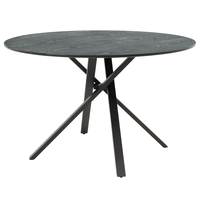 product_pako_235-000031 Tραπέζι Cerco MDF μαύρο Φ120x75εκ - Image 1