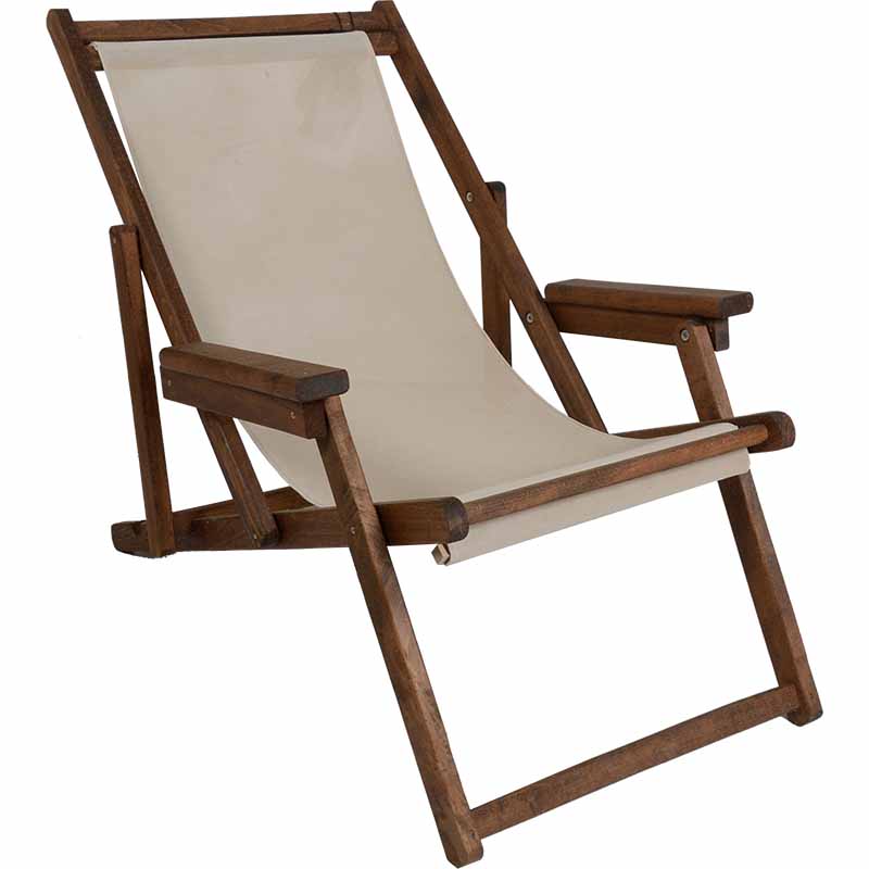 product_pako_237-000031 Σεζλόνγκ Retto μασίφ ξύλο οξιάς καρυδί-πανί PVC εκρού - Image 1