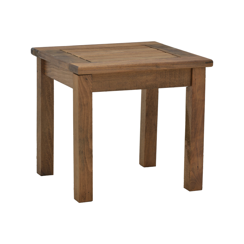 product_pako_237-000069 Τραπεζάκι παραλίας Retto μασίφ ξύλο οξιάς καρυδί εμποτισμού 45x40x42εκ - Image 1