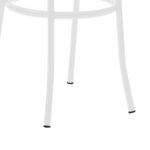 Καρέκλα Βιέννης pe rattan μπεζ-μέταλλο λευκό - Image 6