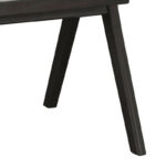Πολυθρόνα Winslow ξύλο rubberwood μαύρο-pvc rattan φυσικό-ύφασμα γκρι (Σετ 2 τεμαχίων) - Image 3