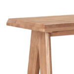 Τραπέζι Bar Winslow ξύλο rubberwood ανοικτό καρυδί 120x45x100εκ - Image 3