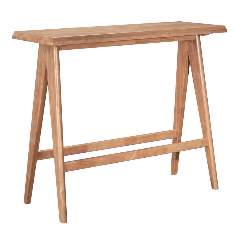 product_pako_247-000006 Τραπέζι Bar Winslow ξύλο rubberwood ανοικτό καρυδί 120x45x100εκ - Image 1