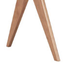 Τραπέζι Winslow ξύλο rubberwood σε ανοιχτό καρυδί χρώμα 200x100x75εκ - Image 4