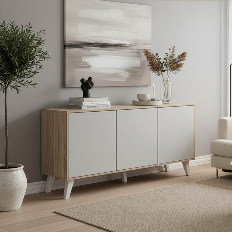product_pako_248-000005 Μπουφές Billie sonoma-γκρι 149x40x77εκ - Image 1