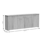 Μπουφές Kinley sonoma 210x40x82εκ - Image 5
