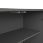 Μπουφές Billie ανθρακί-sonoma 149x40x77εκ - Image 7