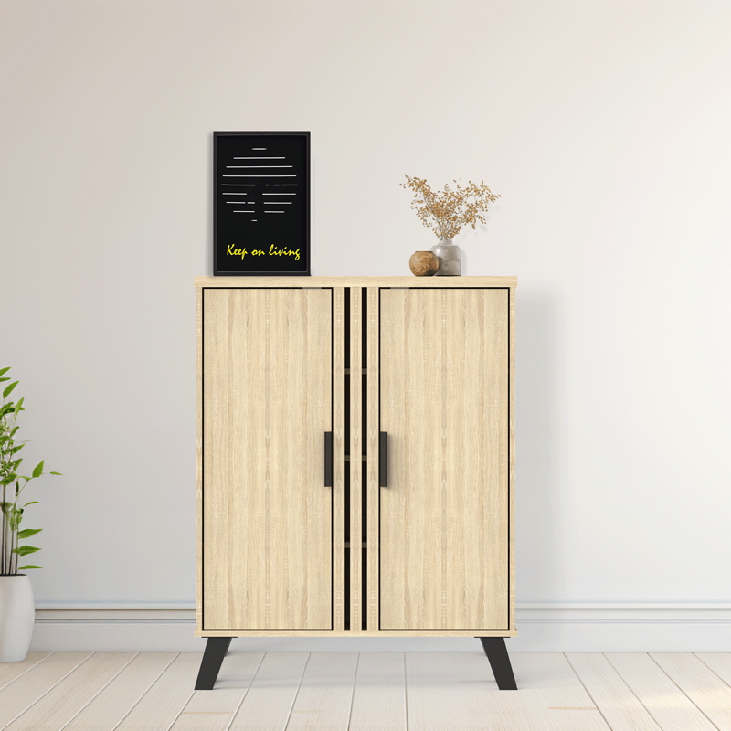 product_pako_248-000032 Παπουτσοθήκη-ντουλάπι Shoby sonoma 70.5x30x91εκ - Image 1