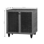 Παπουτσοθήκη-ντουλάπι Ronan χρώμα καρυδί 70.5x35x66εκ - Image 4