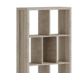 Βιβλιοθήκη Dividre sonoma oak μελαμίνης 80x30x181εκ - Image 4