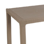 Τραπέζι Explore με UV protection PP cappucino 90x90x73.5εκ - Image 2