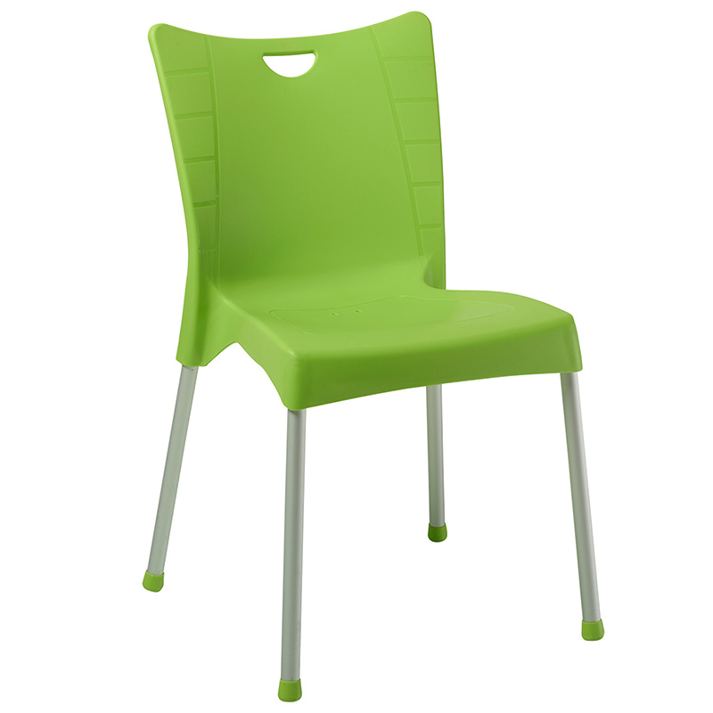 product_pako_253-000039 Καρέκλα Crafted PP πράσινο-αλουμίνιο γκρι - Image 1
