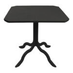Τραπέζι Icon PP σε ανθρακί απόχρωση 80x80x74.5εκ - Image 2