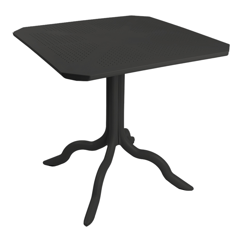 product_pako_253-000116 Τραπέζι Icon PP σε ανθρακί απόχρωση 80x80x74.5εκ - Image 1