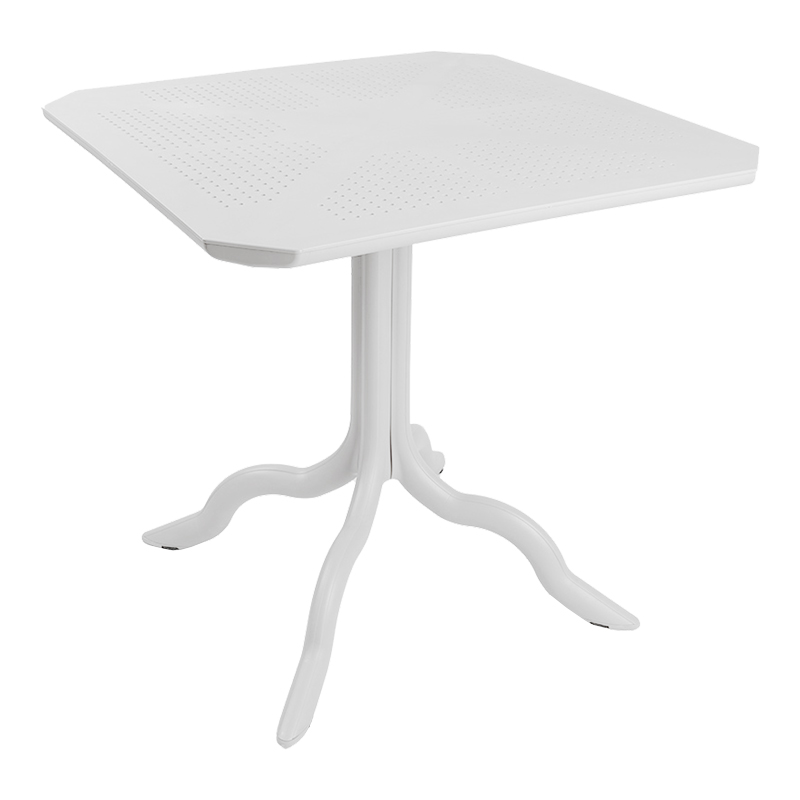 product_pako_253-000118 Τραπέζι Icon PP σε λευκή απόχρωση 80x80x74.5εκ - Image 1