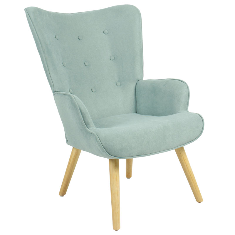 product_pako_255-000001 Πολυθρόνα Fluffy βεραμάν ύφασμα-φυσικό 75x69x96εκ - Image 1