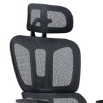 Καρέκλα γραφείου διευθυντή με υποπόδιο Verdant Premium Quality mesh χρώμα μαύρο - Image 6