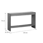 Κονσόλα Focused MDF φυσικό 120x35x74εκ - Image 5