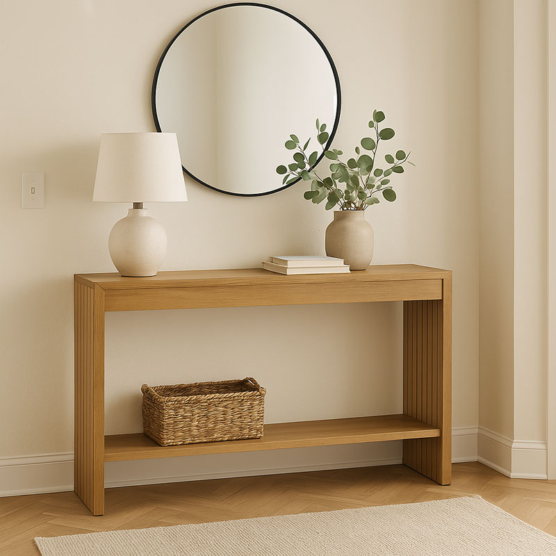 product_pako_260-000003 Κονσόλα Focused MDF φυσικό 120x35x74εκ - Image 1